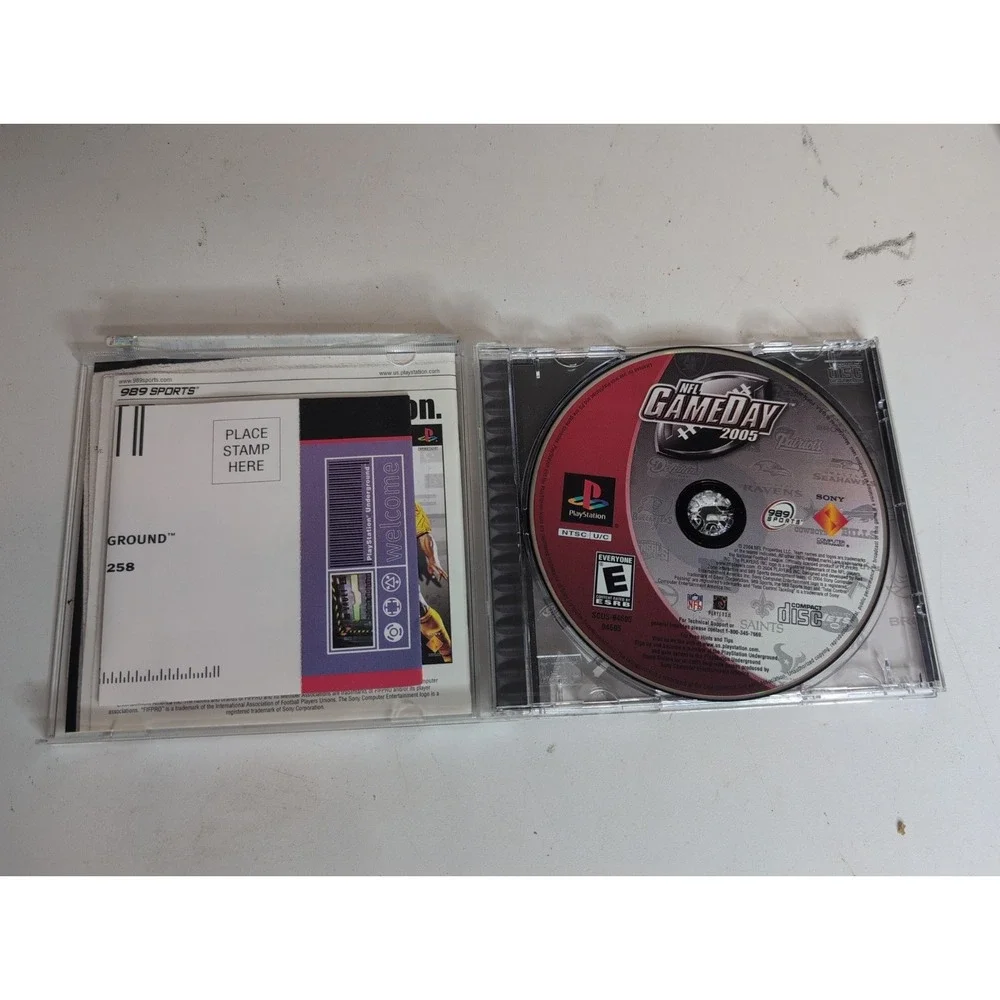 NFL Gameday 2005 Sony PlayStation 1 With Manual